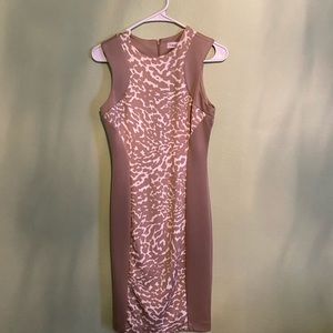 Calvin Klein Leopard Print Sleeveless Dress - Size 2